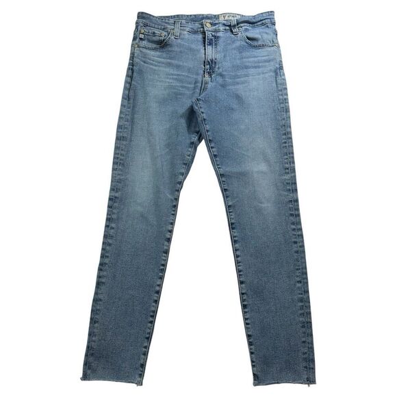 AG ADRIANO GOLDSCHMIED Farrah Skinny Ankle‎ Fray Hem High Waist Ankle Jeans 31 R - Picture 1 of 15